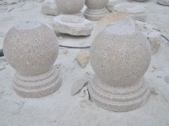 虾红石材圆球 南安市云华石材工艺厂的工艺典范